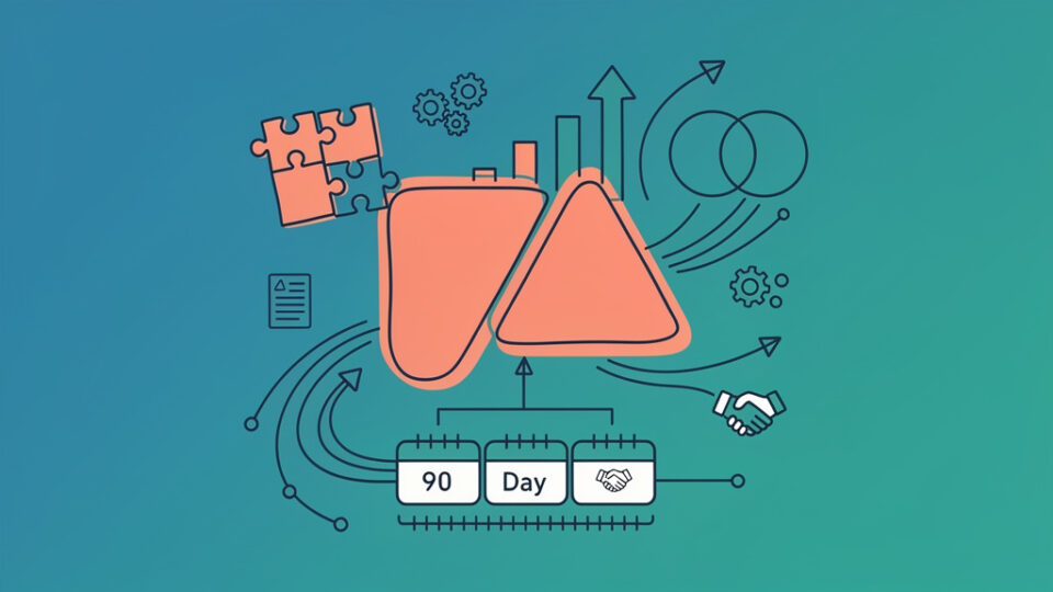Checklista integracji połączonych firm (Post-Merger Integration) na pierwsze 90 dni